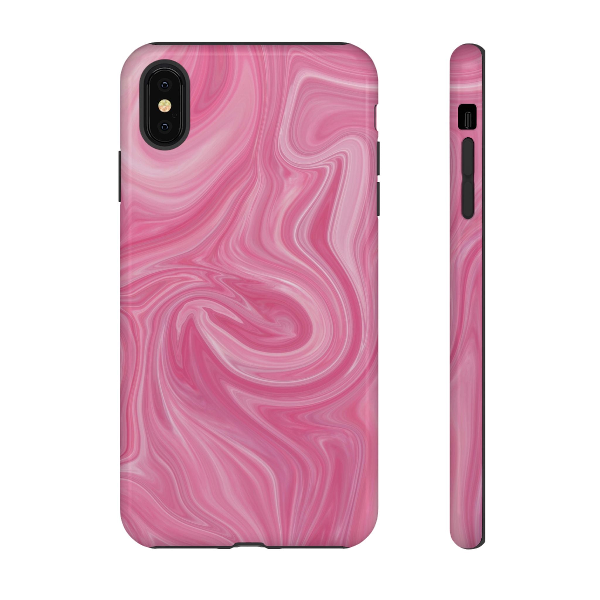 Pink Blush Marble - Tough Guard Apple iPhone Case