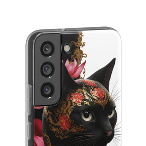 Yin & Yang Mystic Cat - Flexi Case Samsung Galaxy Case