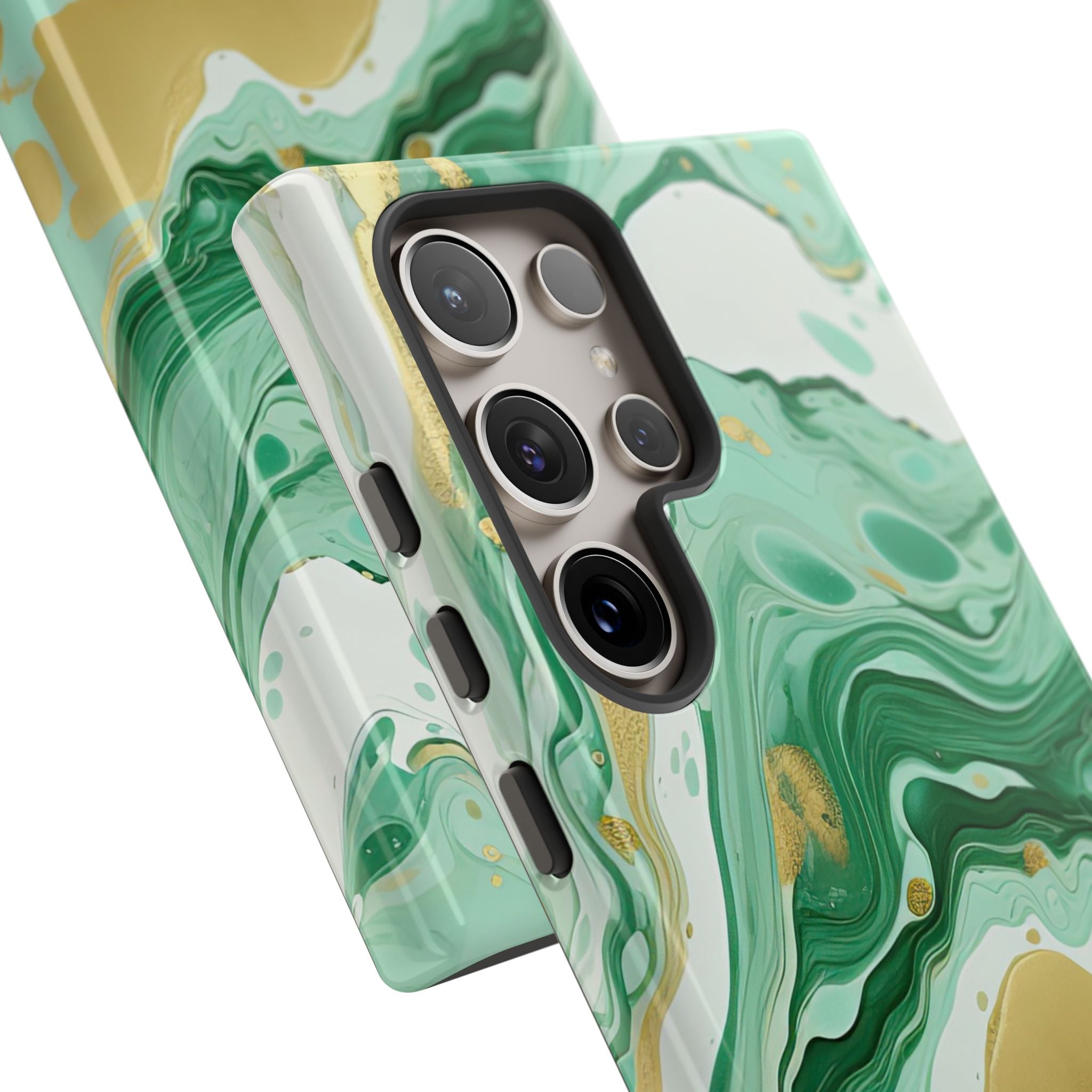Emerald Gold Marble - Tough Guard Samsung Galaxy Case