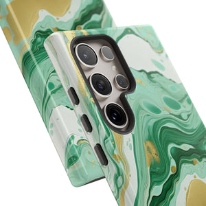 Emerald Gold Marble - Tough Guard Samsung Galaxy Case