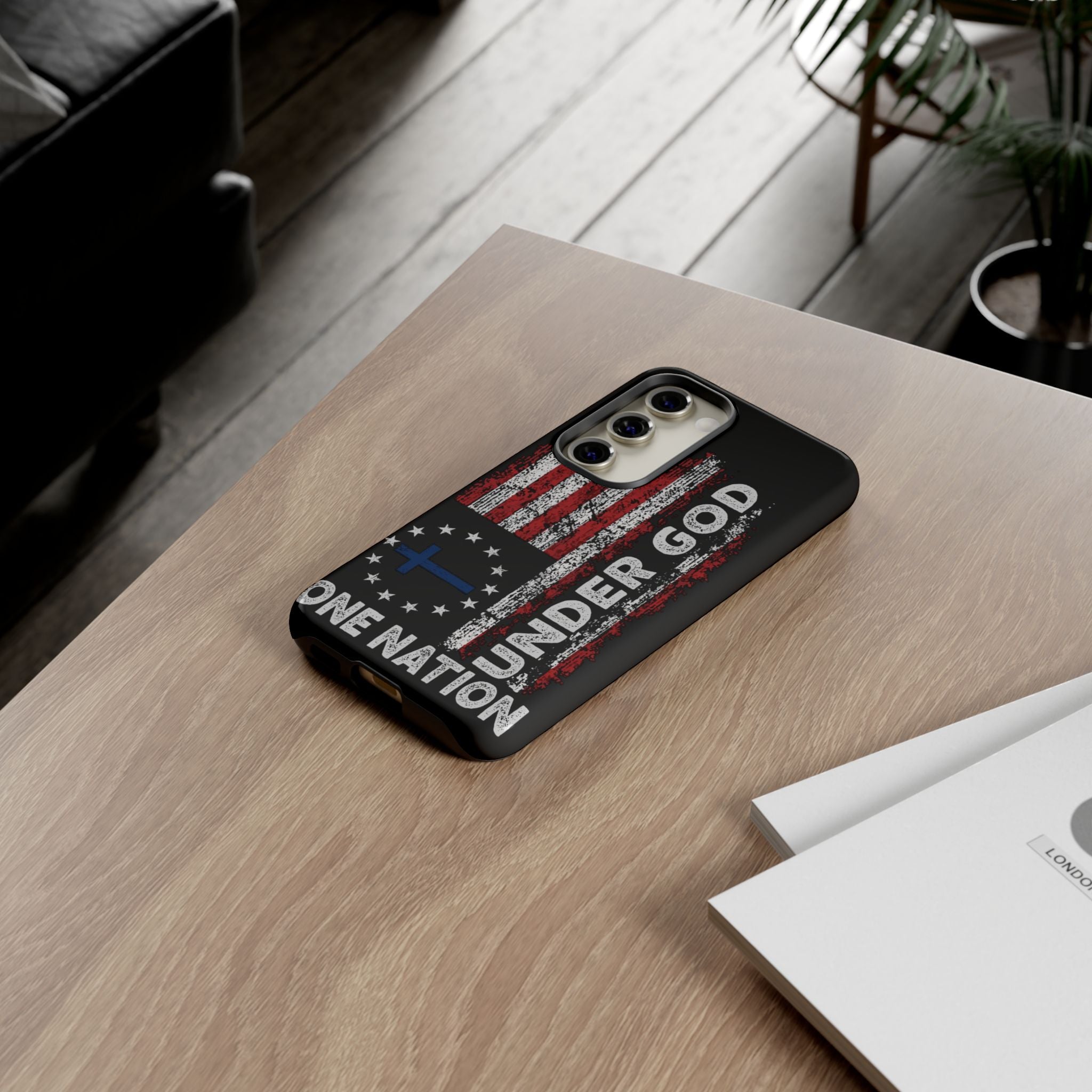One Nation Under God American Flag - Tough Guard Samsung Galaxy Case