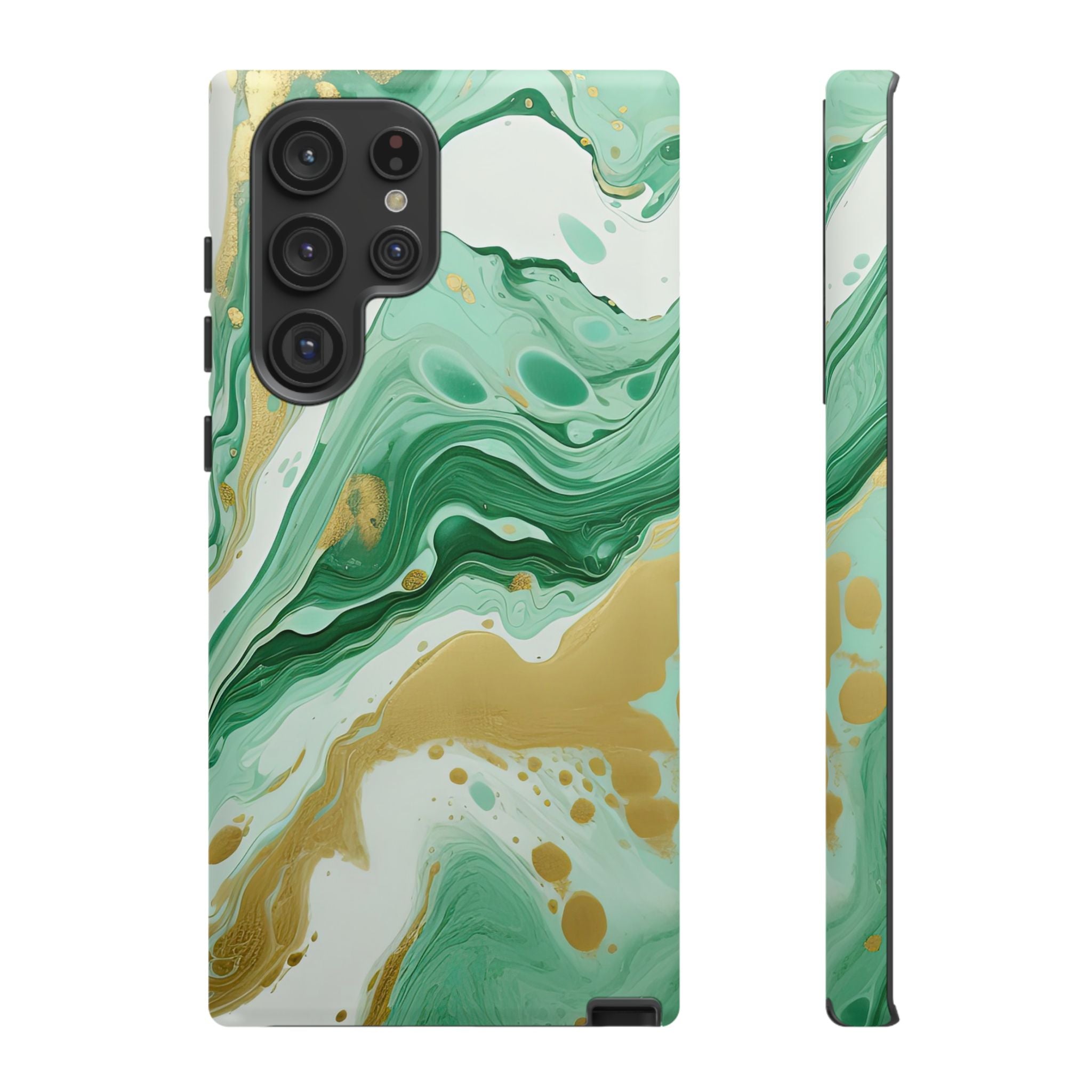 Emerald Gold Marble - Tough Guard Samsung Galaxy Case