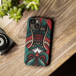 Majestic Haida Native American Owl  - Tough Guard Apple iPhone Case