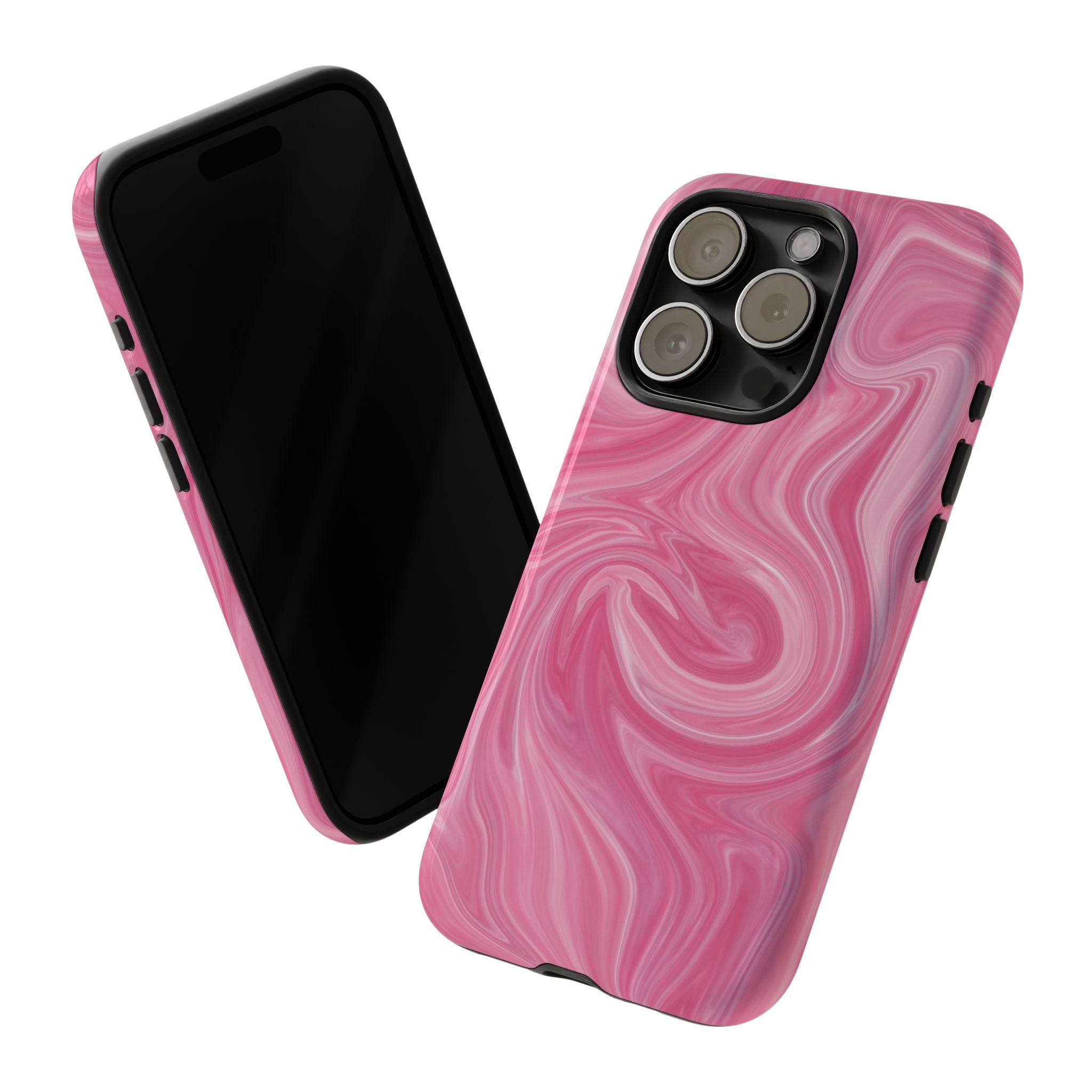 Pink Blush Marble - Tough Guard Apple iPhone Case