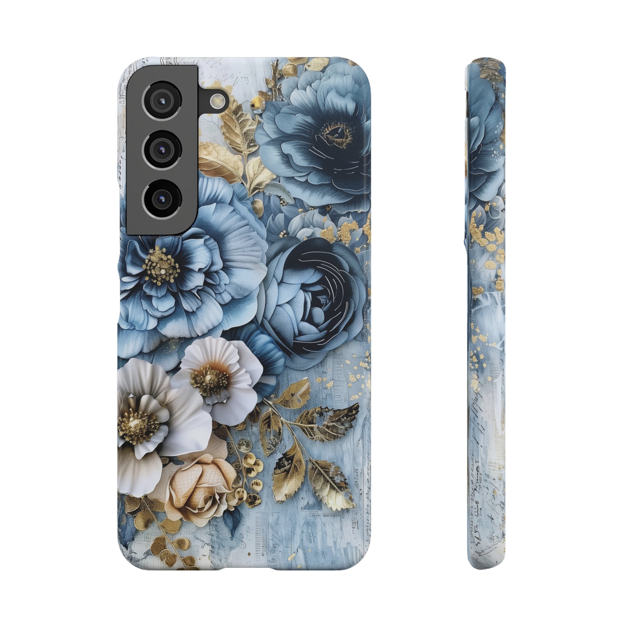 Blooming Blue Floral Bouquet Snap Case - Samsung Galaxy Case