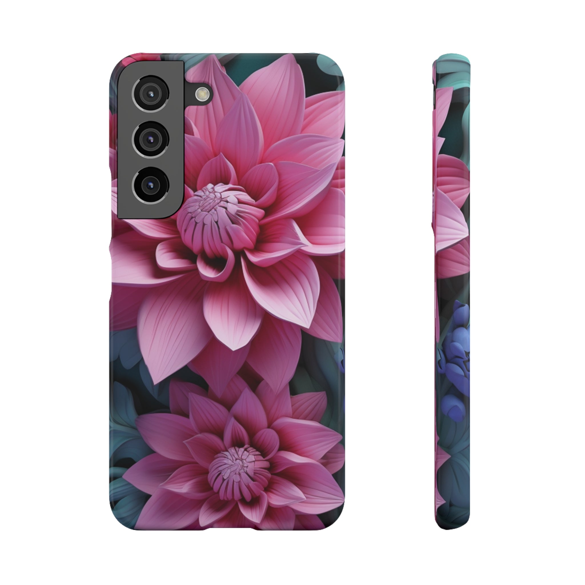 Tropical Pink Flower Snap Case - Samsung Galaxy Case