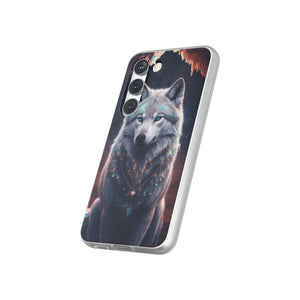 Majestic Guardian Wolf - Flexi Case Samsung Galaxy