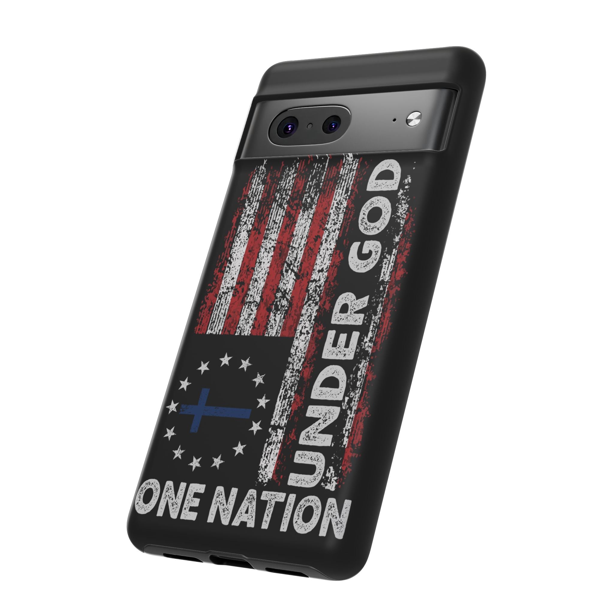 One Nation Under God American Flag - Tough Guard Google Pixel Case