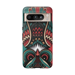Majestic Haida Native American Owl  - Tough Guard Google Pixel Case