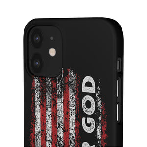 One Nation Under God American Flag - Snap Case Apple iPhone Case