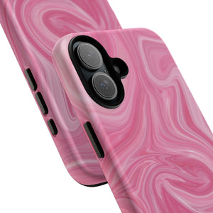 Pink Blush Marble - Tough Guard Apple iPhone Case