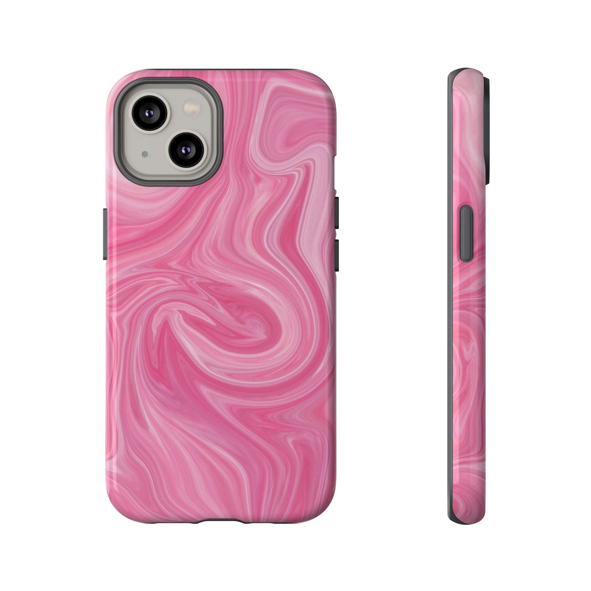 Pink Blush Marble - Tough Guard Apple iPhone Case