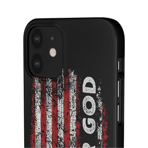 One Nation Under God American Flag - Snap Case Apple iPhone Case