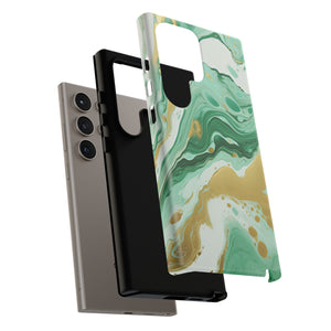 Emerald Gold Marble - Tough Guard Samsung Galaxy Case