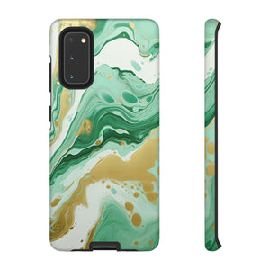 Emerald Gold Marble - Tough Guard Samsung Galaxy Case