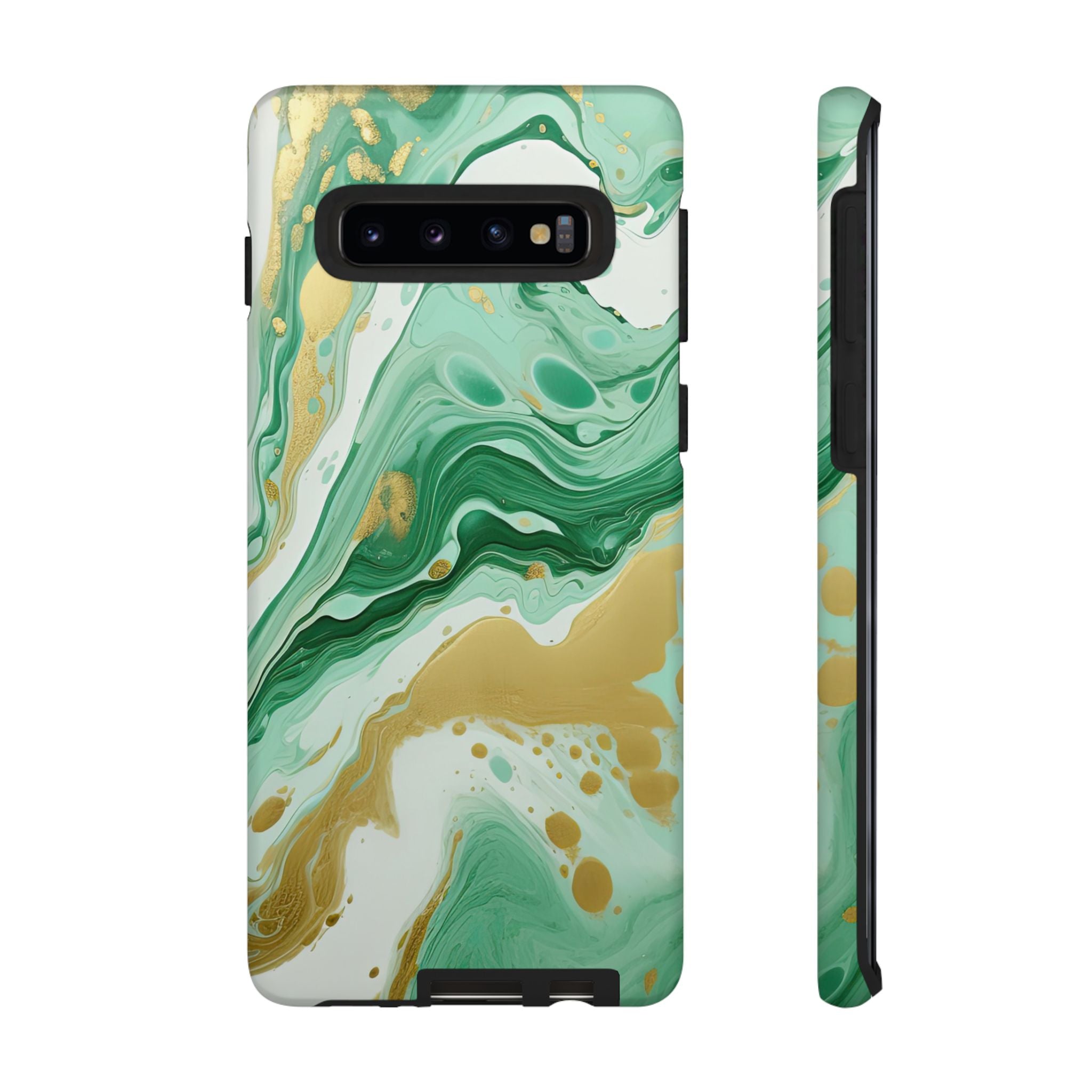 Emerald Gold Marble - Tough Guard Samsung Galaxy Case