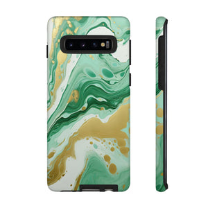 Emerald Gold Marble - Tough Guard Samsung Galaxy Case