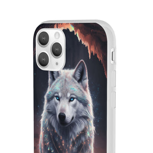 Majestic Guardian Wolf - Flexi Case Apple iPhone