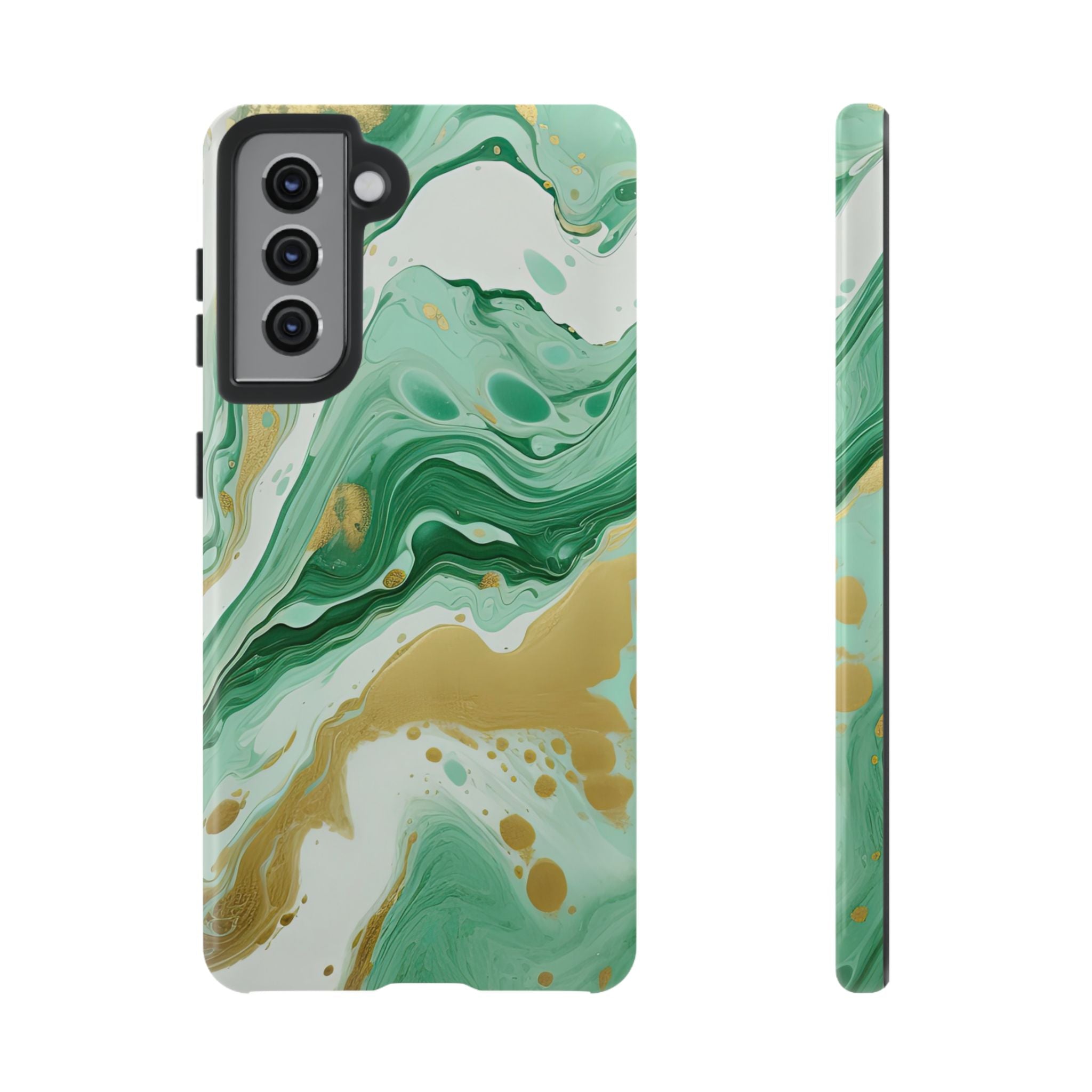 Emerald Gold Marble - Tough Guard Samsung Galaxy Case