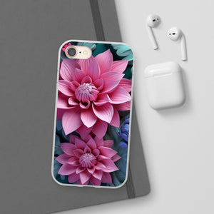Tropical Pink Flower Flexi Case - Apple iPhone Case