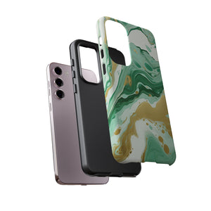Emerald Gold Marble - Tough Guard Samsung Galaxy Case