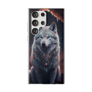 Majestic Guardian Wolf - Flexi Case Samsung Galaxy