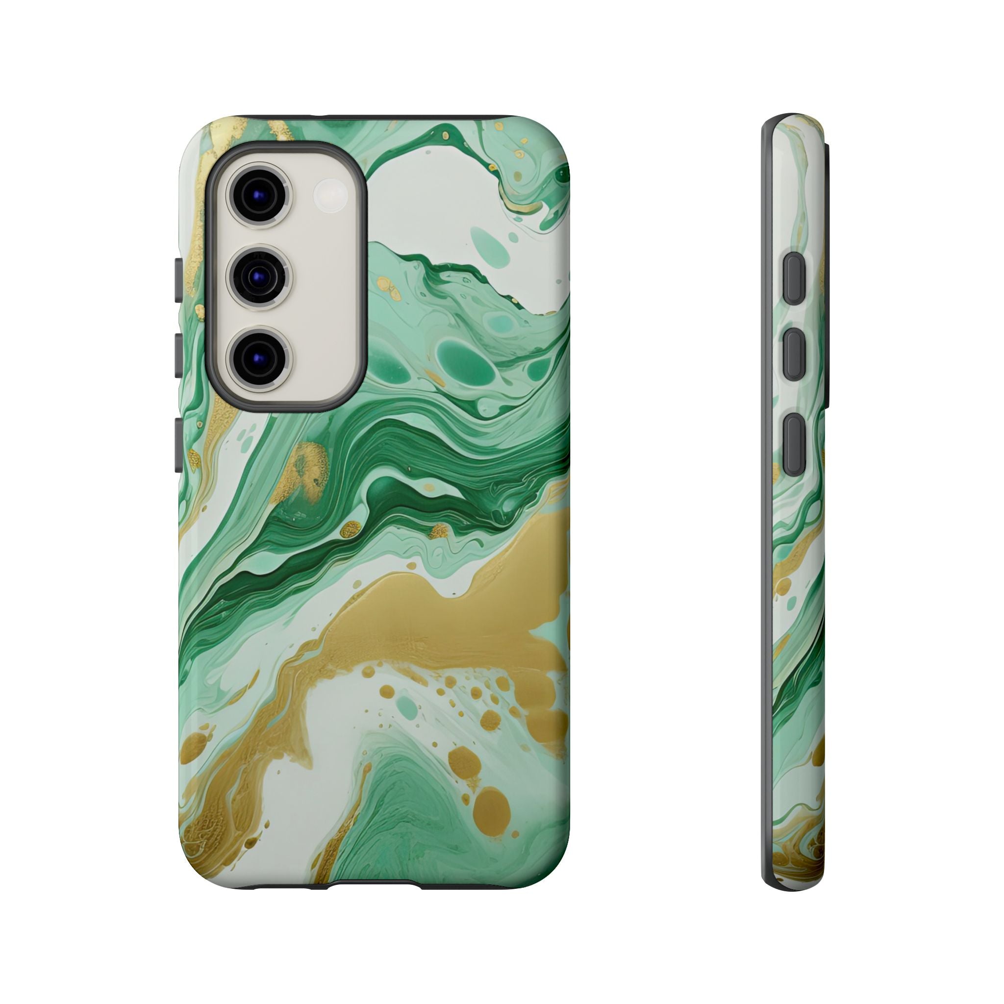 Emerald Gold Marble - Tough Guard Samsung Galaxy Case
