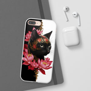 Yin & Yang Mystic Cat - Flexi Case Apple iPhone Case