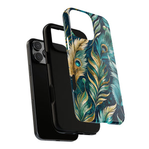 Peacock Feathers - Tough Guard Apple iPhone Case