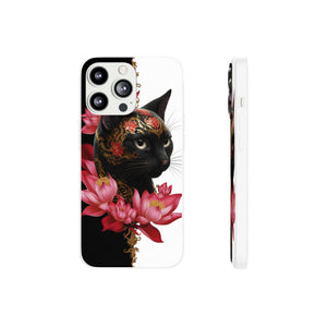 Yin & Yang Mystic Cat - Flexi Case Apple iPhone Case