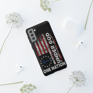 One Nation Under God American Flag - Tough Guard Samsung Galaxy Case