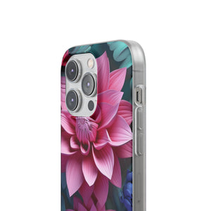 Tropical Pink Flower Flexi Case - Apple iPhone Case