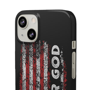 One Nation Under God American Flag - Snap Case Apple iPhone Case