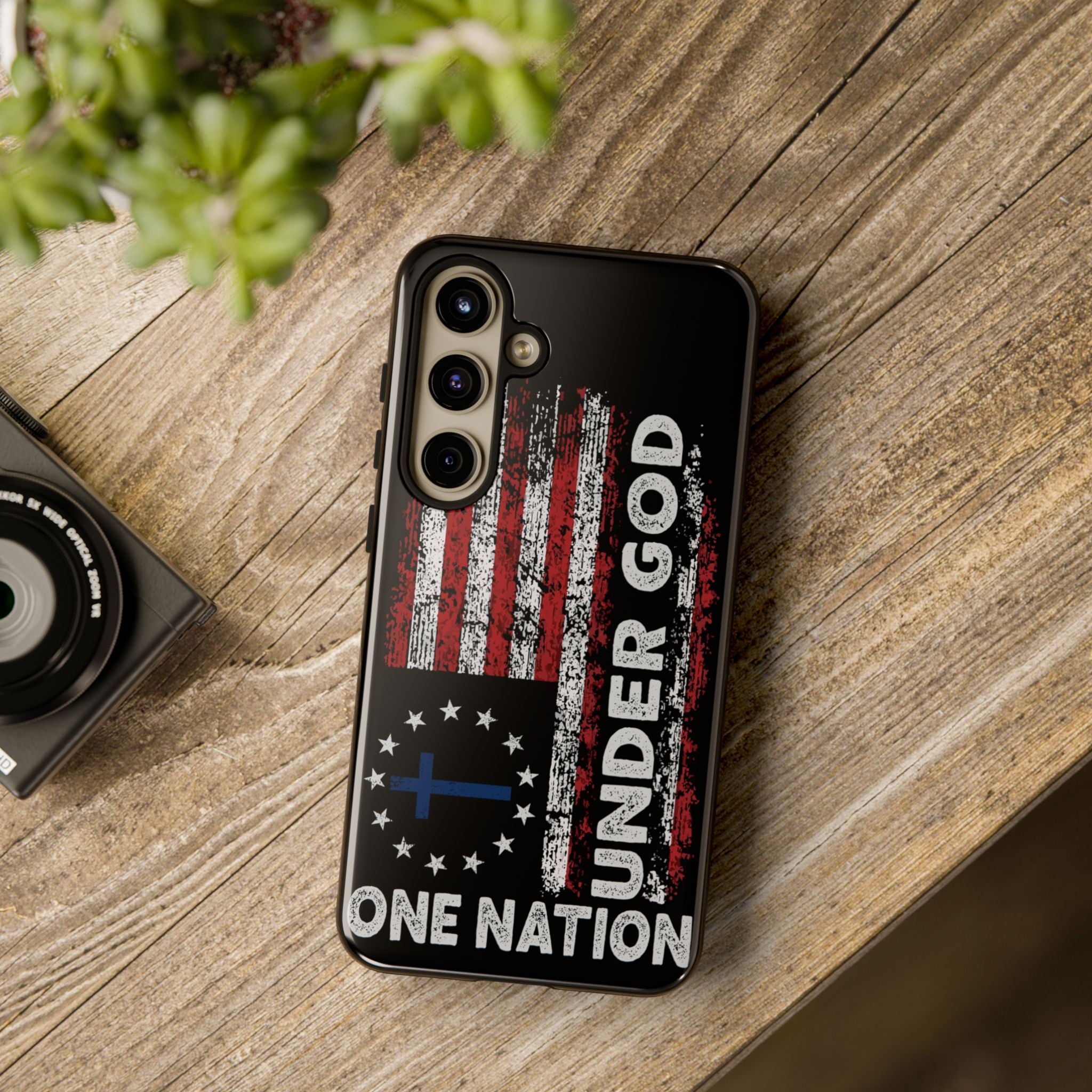 One Nation Under God American Flag - Tough Guard Samsung Galaxy Case