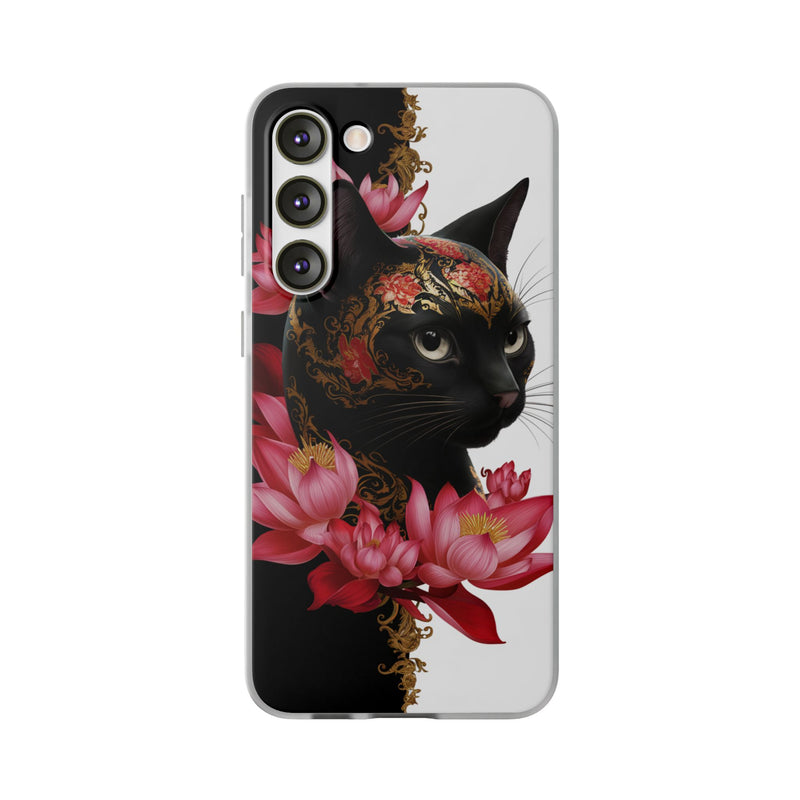 Yin & Yang Mystic Cat - Flexi Case Samsung Galaxy Case