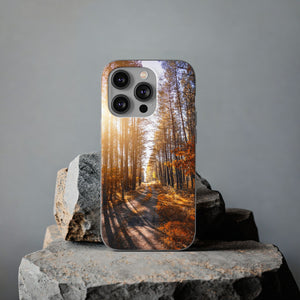 Autumn Forest Way Flexi Case - Apple iPhone