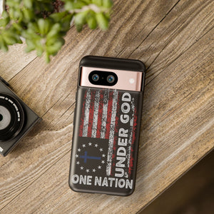 One Nation Under God American Flag - Tough Guard Google Pixel Case