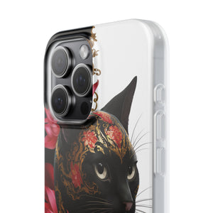 Yin & Yang Mystic Cat - Flexi Case Apple iPhone Case