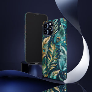 Peacock Feathers - Tough Guard Apple iPhone Case