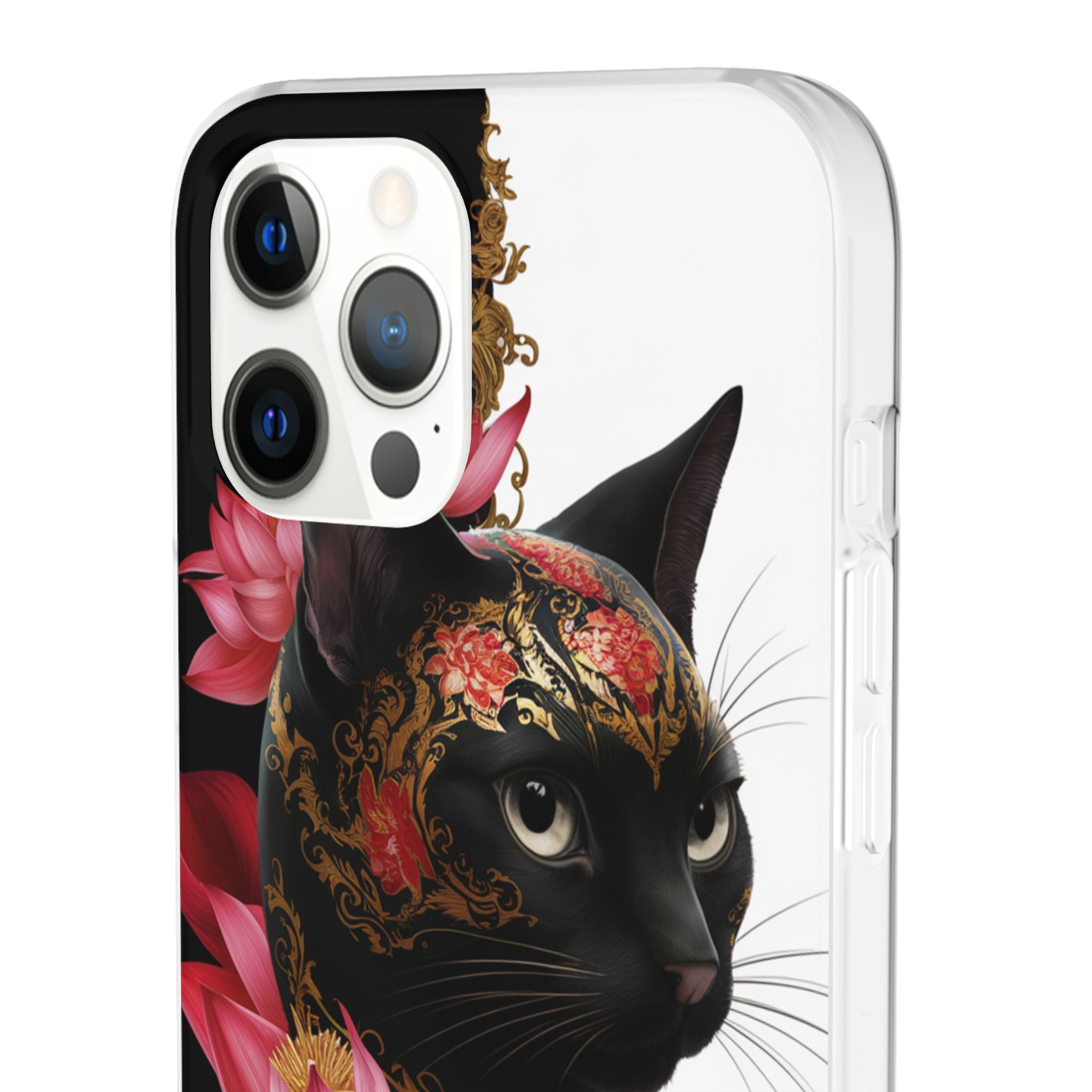Yin & Yang Mystic Cat - Flexi Case Apple iPhone Case