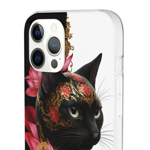 Yin & Yang Mystic Cat - Flexi Case Apple iPhone Case