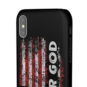 One Nation Under God American Flag - Snap Case Apple iPhone Case