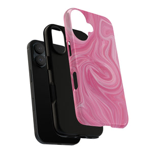 Pink Blush Marble - Tough Guard Apple iPhone Case