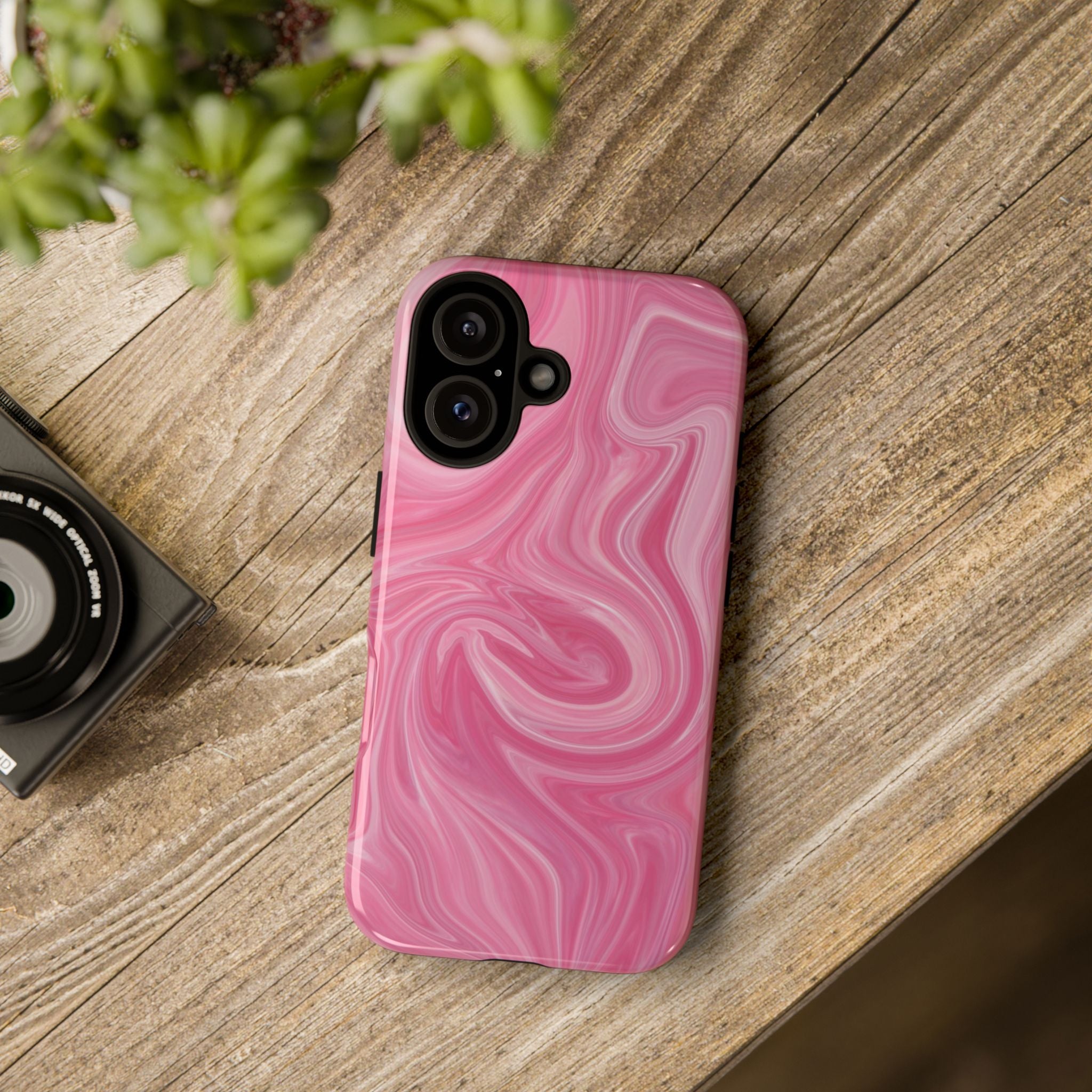 Pink Blush Marble - Tough Guard Apple iPhone Case