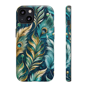 Peacock Feathers - Tough Guard Apple iPhone Case
