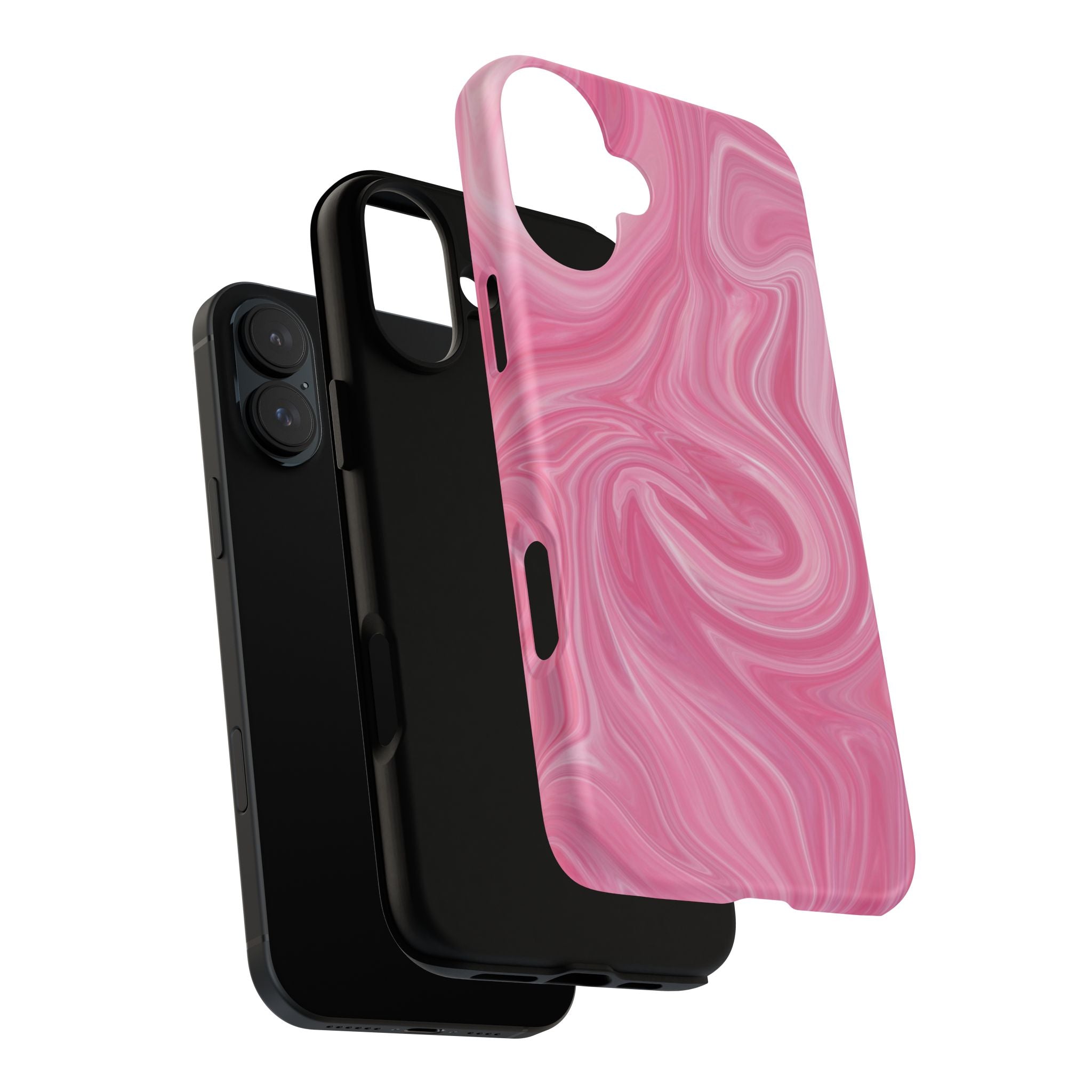 Pink Blush Marble - Tough Guard Apple iPhone Case