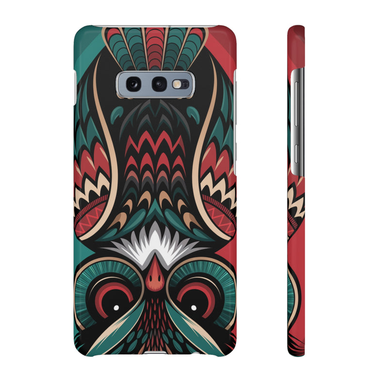 Majestic Haida Native American Owl - Snap Case Samsung Galaxy Case