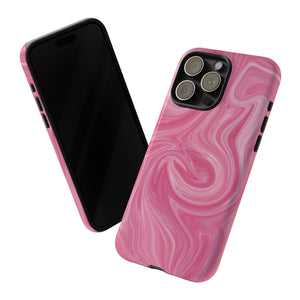 Pink Blush Marble - Tough Guard Apple iPhone Case