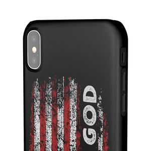 One Nation Under God American Flag - Snap Case Apple iPhone Case