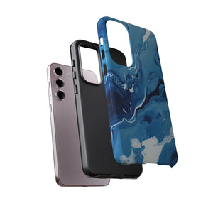 Blue Ocean Wave Marble - Tough Guard Samsung Galaxy Case